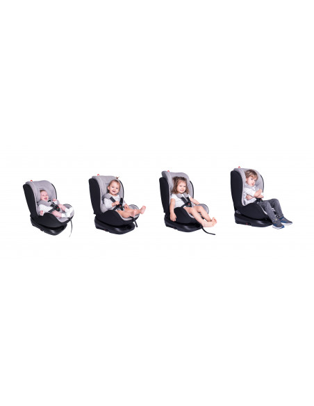 Scaun auto Nebula Isofix, rotativ 360 grade, Pink,10071382023