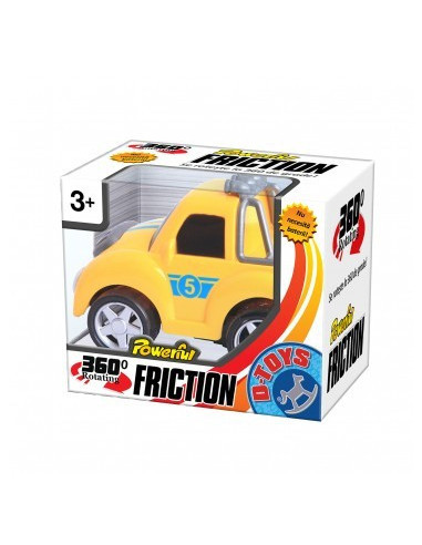Masina D-Toys Cu Rotatie 360, Galben,Uniq68705