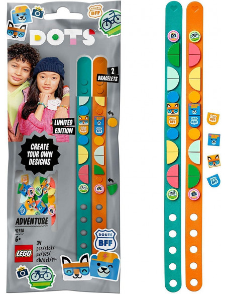 Lego Dots Bratari Aventuri Colorate 41918,41918