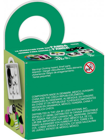 Lego Dots Panda Ecuson De Bagaj 41930,41930