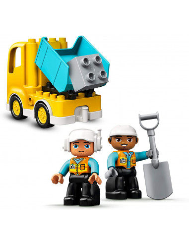 Lego Duplo Camion Si Excavator Pe Senile 10931,10931