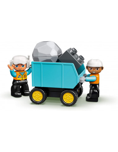 Lego Duplo Camion Si Excavator Pe Senile 10931,10931