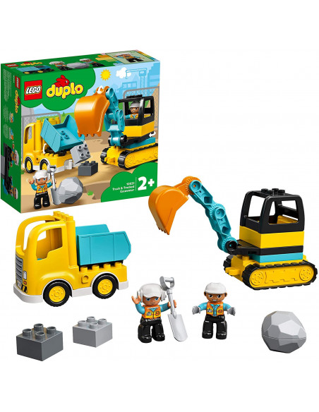 Lego Duplo Camion Si Excavator Pe Senile 10931,10931