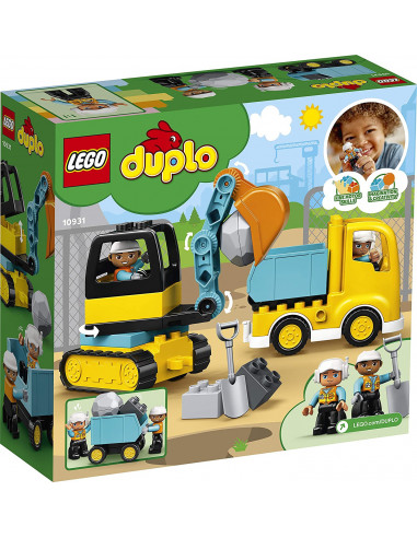 Lego Duplo Camion Si Excavator Pe Senile 10931,10931