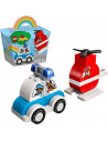 Lego Duplo Elicopter De Pompieri Si Masina De Politie