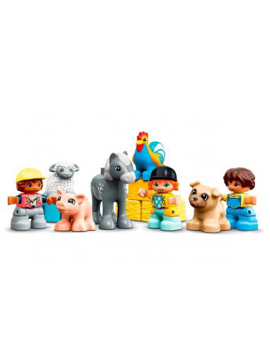 Lego Duplo Hambar, Tractor Si Ingrijirea Animalelor 10952,10952