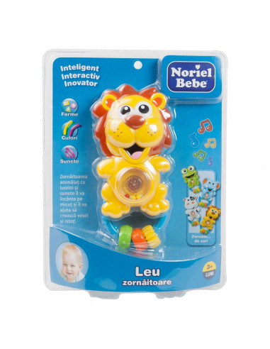 Zornaitoare Leu, Jucarie Bebelusi Noriel,Uniq16463 Zornaitoare Leu, Jucarie Bebelusi Noriel,Uniq16463