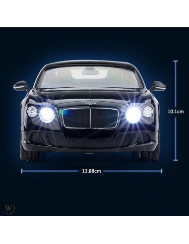 Masina Cu Telecomanda Bentley Continetal Gt Negru Cu Scara 1 La