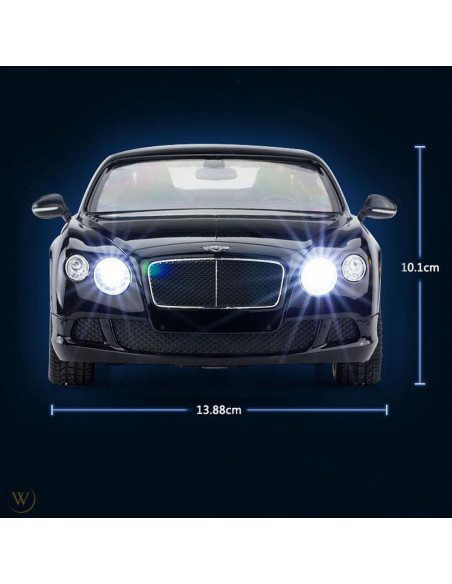 Masina Cu Telecomanda Bentley Continetal Gt Negru Cu Scara 1 La
