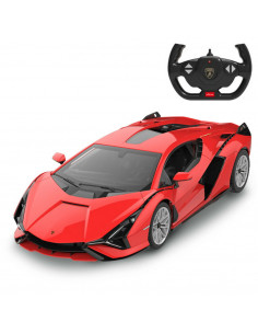 Masina Cu Telecomanda Lamborghini Sian Rosu Cu Scara 1 La