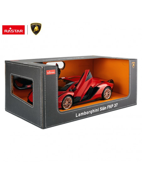 Masina Cu Telecomanda Lamborghini Sian Rosu Cu Scara 1 La