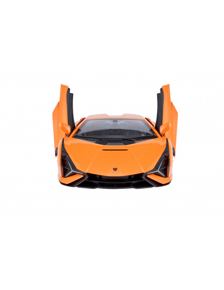 Masina Cu Telecomanda Lamborghini Sian Portocaliu Cu Scara 1 La