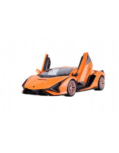 Masina Cu Telecomanda Lamborghini Sian Portocaliu Cu Scara 1 La