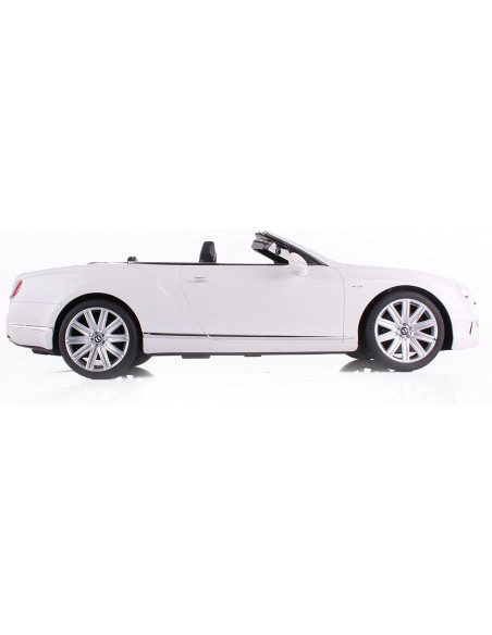 Masina Cu Telecomanda Bentley Continetal Gt Alb Cu Scara 1 La