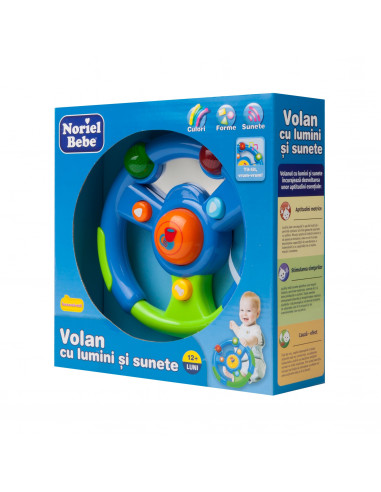 Volan Cu Lumini Si Sunete, Jucarie Bebelusi Noriel,Uniq16135