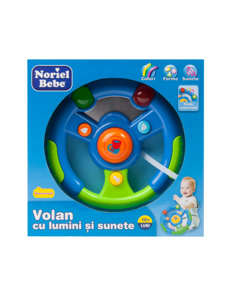 Volan Cu Lumini Si Sunete, Jucarie Bebelusi Noriel,Uniq16135
