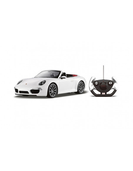 Masina Cu Telecomanda Porsche Carrera S Alb Cu Scara 1 La
