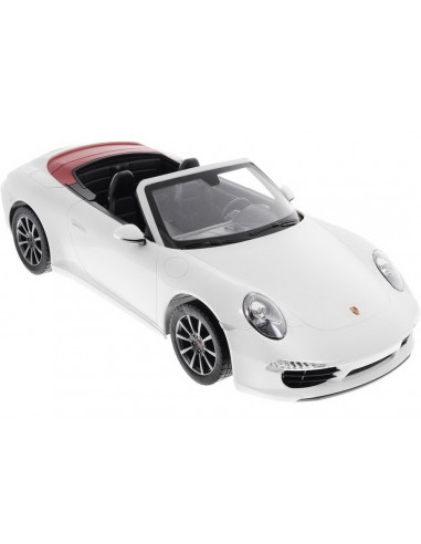 Masina Cu Telecomanda Porsche Carrera S Alb Cu Scara 1 La