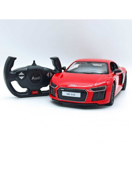 Masina Cu Telecomanda Audi R8 Rosu Cu Scara 1 La
