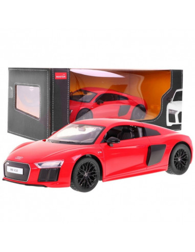 Masina Cu Telecomanda Audi R8 Rosu Cu Scara 1 La