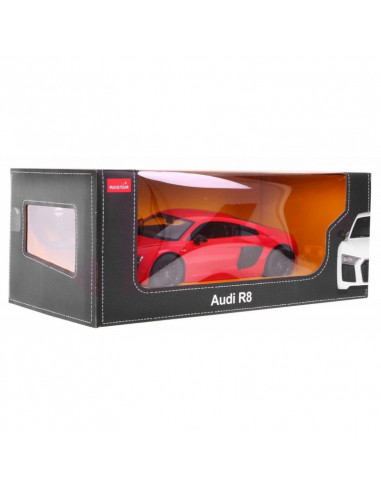 Masina Cu Telecomanda Audi R8 Rosu Cu Scara 1 La