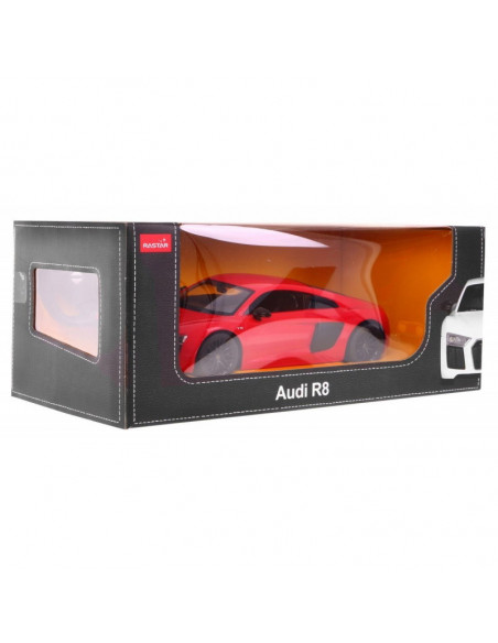 Masina Cu Telecomanda Audi R8 Rosu Cu Scara 1 La