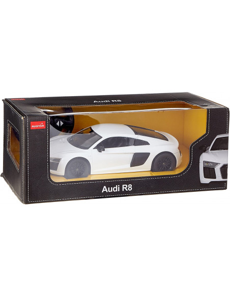 Masina Cu Telecomanda Audi R8 Alb Cu Scara 1 La 14,Ras74400_Alb