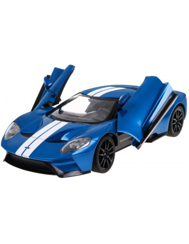 Masina Cu Telecomanda Ford Gt Albastru Cu Scara 1 La