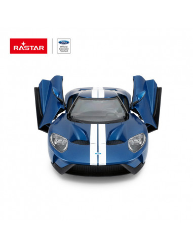 Masina Cu Telecomanda Ford Gt Albastru Cu Scara 1 La