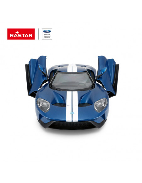 Masina Cu Telecomanda Ford Gt Albastru Cu Scara 1 La