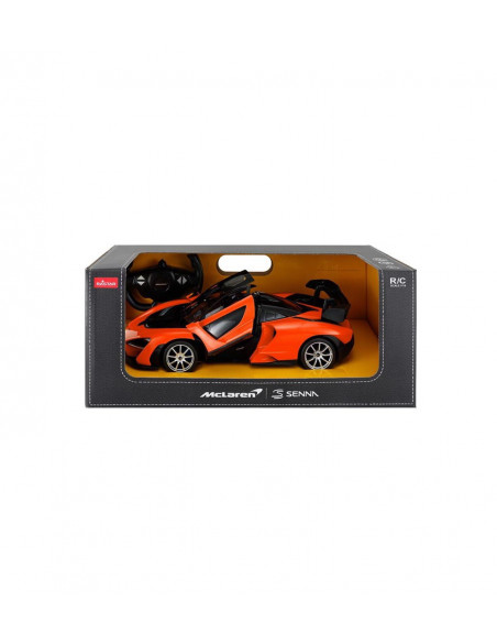 Masina Cu Telecomanda Mclaren Senna Portocaliu Cu Scara 1 La