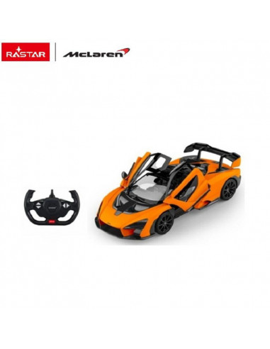 Masina Cu Telecomanda Mclaren Senna Portocaliu Cu Scara 1 La