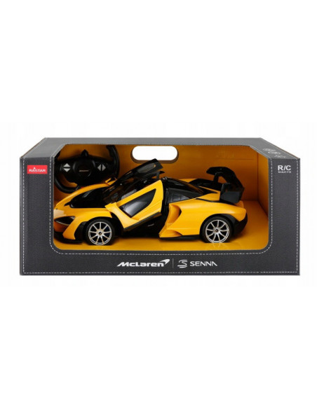 Masina Cu Telecomanda Mclaren Senna Galben Cu Scara 1 La