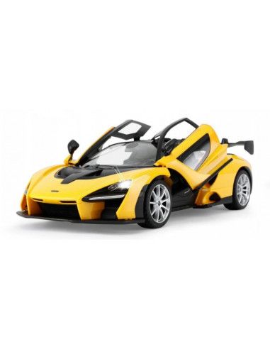 Masina Cu Telecomanda Mclaren Senna Galben Cu Scara 1 La