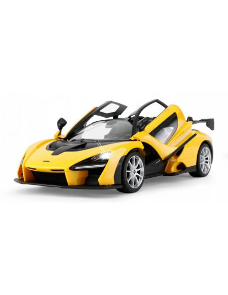 Masina Cu Telecomanda Mclaren Senna Galben Cu Scara 1 La