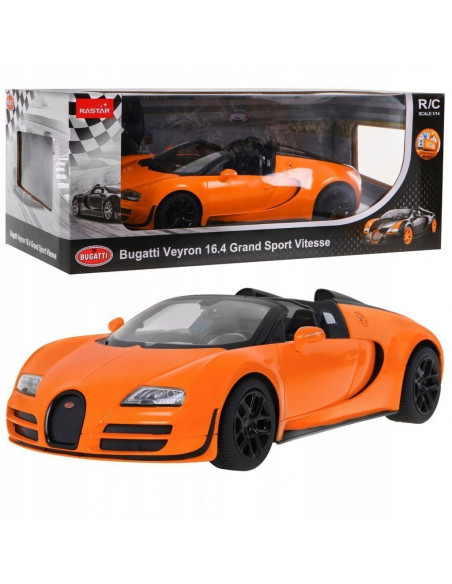 Masina Cu Telecomanda Bugatti Grand Sport Vitesse Portocaliu Cu