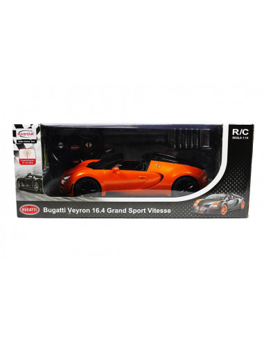 Masina Cu Telecomanda Bugatti Grand Sport Vitesse Portocaliu Cu