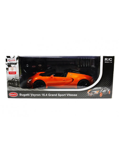 Masina Cu Telecomanda Bugatti Grand Sport Vitesse Portocaliu Cu