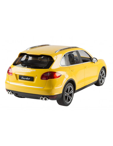 Masina Cu Telecomanda Porsche Cayenne Turbo Galben Cu Scara 1