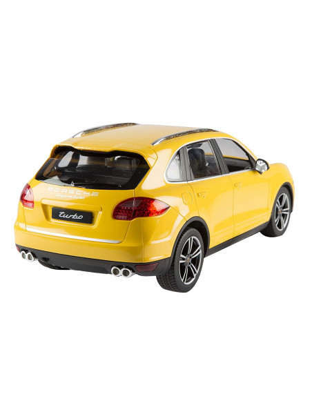 Masina Cu Telecomanda Porsche Cayenne Turbo Galben Cu Scara 1