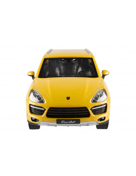 Masina Cu Telecomanda Porsche Cayenne Turbo Galben Cu Scara 1