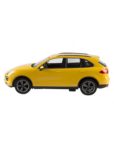 Masina Cu Telecomanda Porsche Cayenne Turbo Galben Cu Scara 1