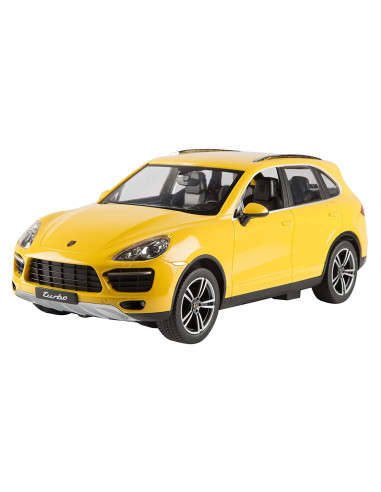 Masina Cu Telecomanda Porsche Cayenne Turbo Galben Cu Scara 1