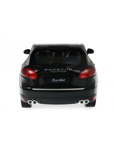 Masina Cu Telecomanda Porsche Cayenne Turbo Negru Cu Scara 1 La