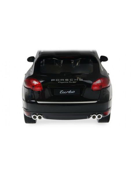 Masina Cu Telecomanda Porsche Cayenne Turbo Negru Cu Scara 1 La