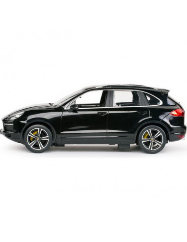 Masina Cu Telecomanda Porsche Cayenne Turbo Negru Cu Scara 1 La