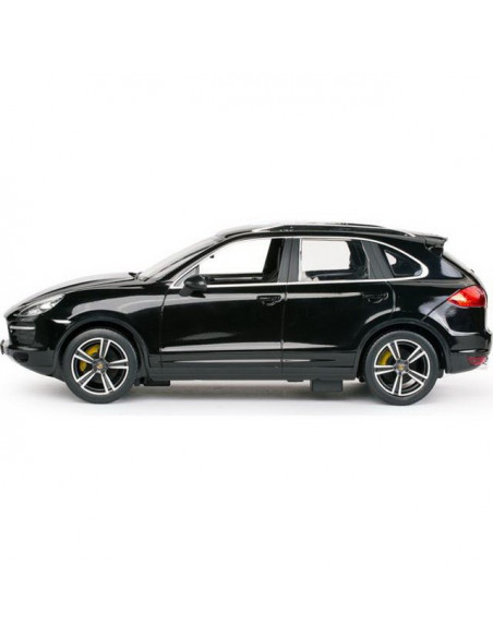 Masina Cu Telecomanda Porsche Cayenne Turbo Negru Cu Scara 1 La