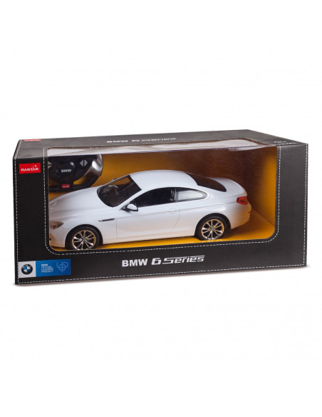Masina Cu Telecomanda Bmw Seria 6 Alb Cu Scara 1 La