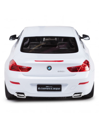 Masina Cu Telecomanda Bmw Seria 6 Alb Cu Scara 1 La