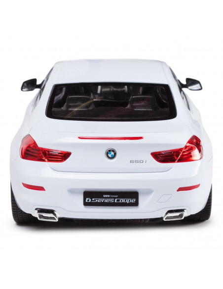 Masina Cu Telecomanda Bmw Seria 6 Alb Cu Scara 1 La